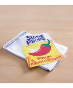 Mailingsenvelop Raadhuis 235x310mm transparant met          plakstrip krimp a 50st.
