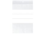 Gripzak Raadhuis 40x60mm met schrijfvlak, krimp à 100 stuks
