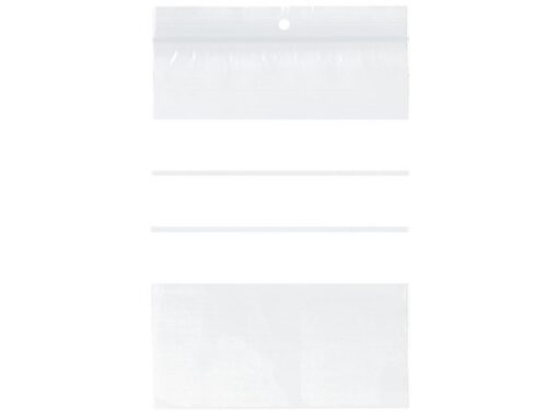 Gripzak Raadhuis 80x120mm met schrijfvlak, krimp a 100 stuks