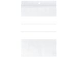 Gripzak Raadhuis 160x230mm met schrijfvlak, krimp a 100     stuks