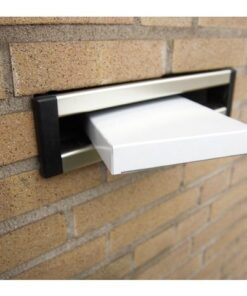 Brievenbusdoos Raadhuis 17x25cm wit 650grs duplex 5 stuks