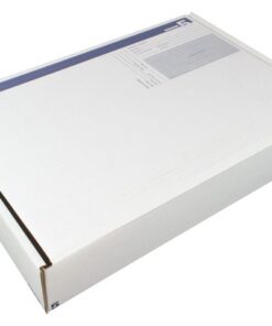 Postpakketdoos 5 Raadhuis 430x300x90mm bedrukt 5 stuks