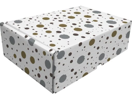 Cadeaupakketdoos Raadhuis 3 spetter 240x170x80mm krimp a 5  stuks