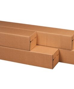 Verzendkoker Raadhuis vierkant A1+ 715x105x105mm krimp a 10 binnenmaat bruin