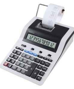 Calculator Rebell-PDC30-WB wit-zwart print