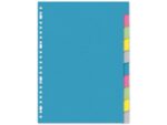 Kangaro KTC Tabblad Kangaro A4 blanco karton 220gr assorti 23-gaats     10-delig