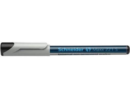 Universele marker Schneider Maxx 221 S non-permanent zwart
