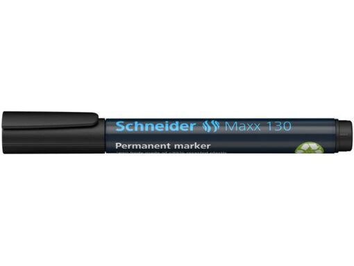 Marker Schneider Maxx 130 permanent ronde punt zwart