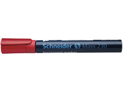 Marker Schneider Maxx 230 permanent ronde punt rood
