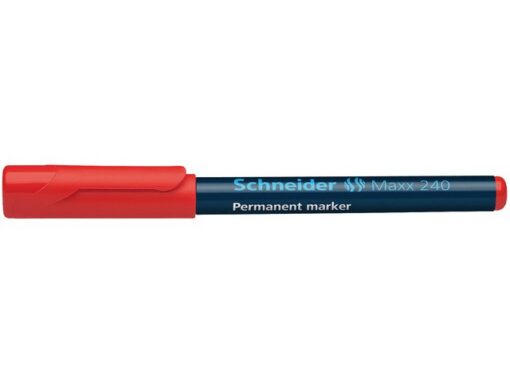 Marker Schneider Maxx 240 permanent ronde punt rood