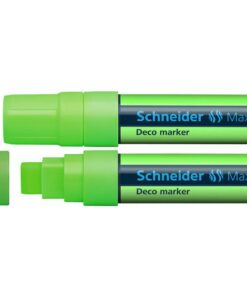 Krijtmarker Schneider Maxx 260 fluorgroen. Set á 2x