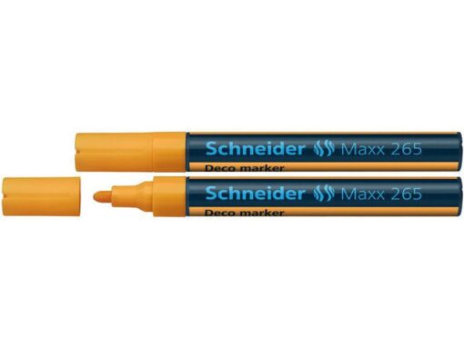 Krijtmarker Schneider Maxx 265 oranje. Set á 2x