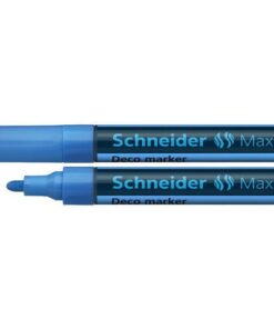 Krijtmarker Schneider Maxx 265 blauw. Set á 2x