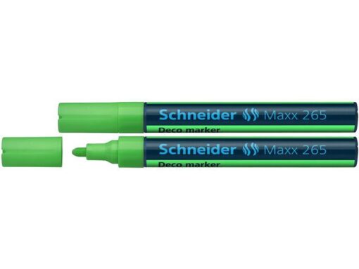Krijtmarker Schneider Maxx 265 groen. Set á 2x