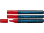Lakmarker Schneider Maxx 270 1-3 mm rood. Set á 3x