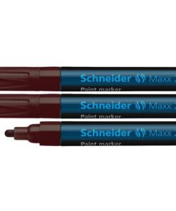 Lakmarker Schneider Maxx 270 1-3 mm bruin. Set á 3x