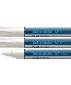 Lakmarker Schneider Maxx 270 1-3 mm wit. Set á 3x