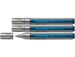 Lakmarker Schneider Maxx 270 1-3 mm zilver. Set á 3x