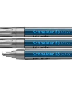 Lakmarker Schneider Maxx 270 1-3 mm zilver. Set á 3x