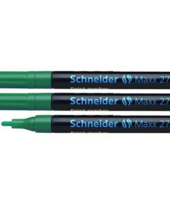 Lakmarker Schneider Maxx 271 1-2 mm groen. Set á 3x