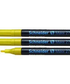 Lakmarker Schneider Maxx 271 1-2 mm geel. Set á 3x