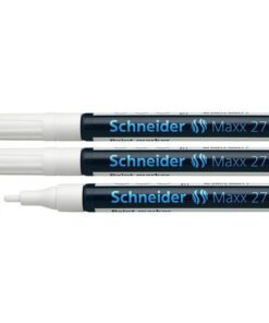 Lakmarker Schneider Maxx 271 1-2 mm wit. Set á 3x