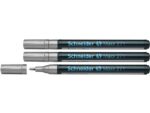 Lakmarker Schneider Maxx 271 1-2 mm zilver. Set á 3x