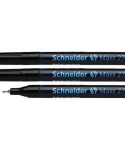 Lakmarker Schneider Maxx 278 0,8mm zwart. Set á 3x