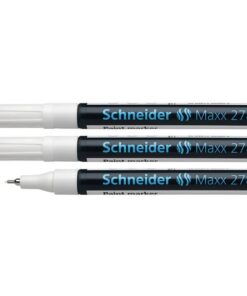 Lakmarker Schneider Maxx 278 0,8mm wit. Set á 3x