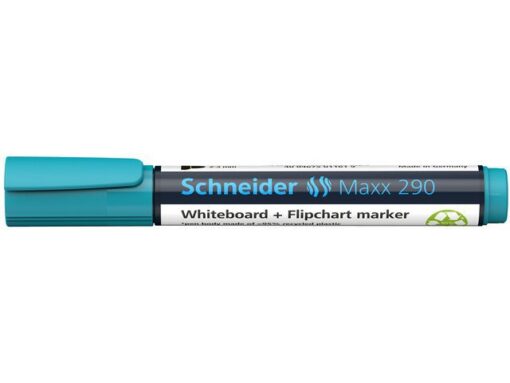 Boardmarker Schneider Maxx 290 ronde punt turquoise