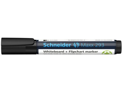 Boardmarker Schneider Maxx 293 beitelpunt 2-5 mm zwart