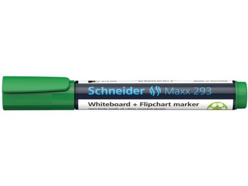 Boardmarker Schneider Maxx 293 beitelpunt 2-5 mm groen