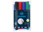 Boardmarker Schneider Maxx 293 beitelpunt 2-5 mm etui à 4   stuks