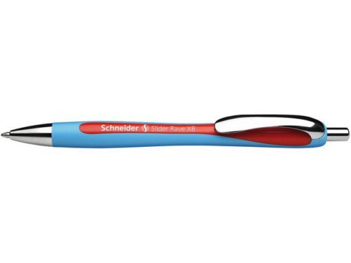 Balpen Schneider Slider Rave XB 1,4mm blauw-rood