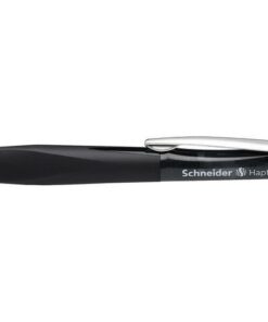 Balpen Schneider Haptify zwart omhulsel, zwartschrijvend