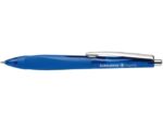 Balpen Schneider Haptify blauw omhulsel, blauwschrijvend