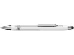 Balpen Schneider Epsilon Touch blauwschrijvend, huls        wit/zilver