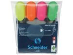 Tekstmarker Schneider Job 150 etui a 4 stuks assorti