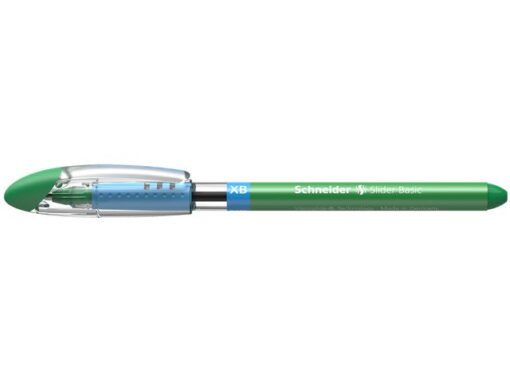 Balpen Schneider Slider Basic XB 1,4mm kogelbreedte groen