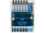 Balpen Schneider Slider Basic XB zwart 6st.+ 1x slider Rave zwart GRATIS in etui