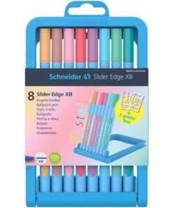 Schneider Slider Edge Pastel, Box 8 stuks ass.