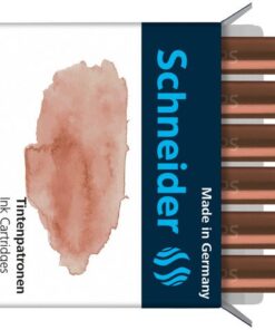 Inktpatronen Schneider pastel Cognac doos 6st.