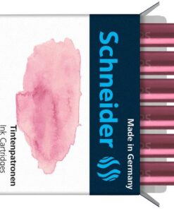 Inktpatronen Schneider pastel Roze doos 6st.
