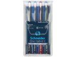 Rollerball Schneider One Hybrid C 0,5mm etui 4 stuks