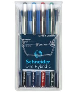 Rollerball Schneider One Hybrid C 0,5mm etui 4 stuks