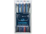 Rollerball Schneider One Hybrid N 0,5mm etui 4 stuks
