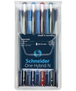 Rollerball Schneider One Hybrid N 0,5mm etui 4 stuks