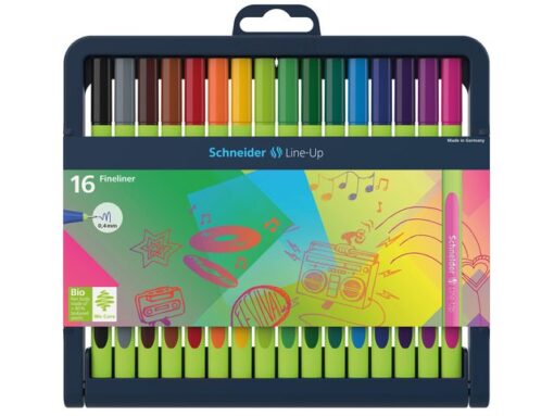 Fineliner Schneider Line-Up 0,4mm assorti 16 stuks