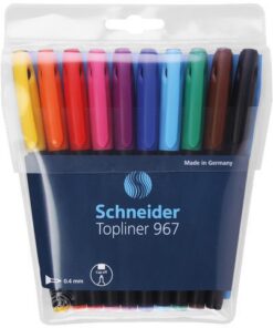 Fineliner Schneider Topliner 967 0,4mm etui a 10 stuks      assorti