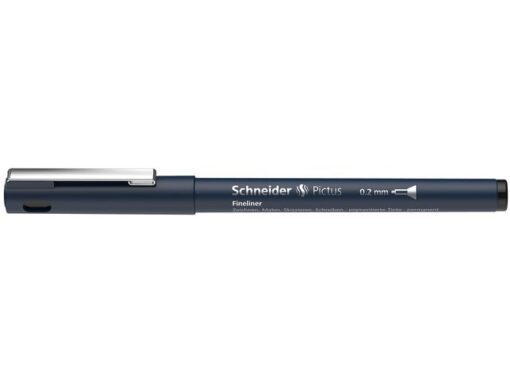 Fineliner Schneider Pictus 0,2 zwart